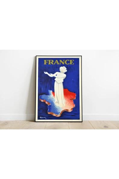 Pegziz Fransa Vintage Sanatsal Poster 40x50cm. ürün görseli 1