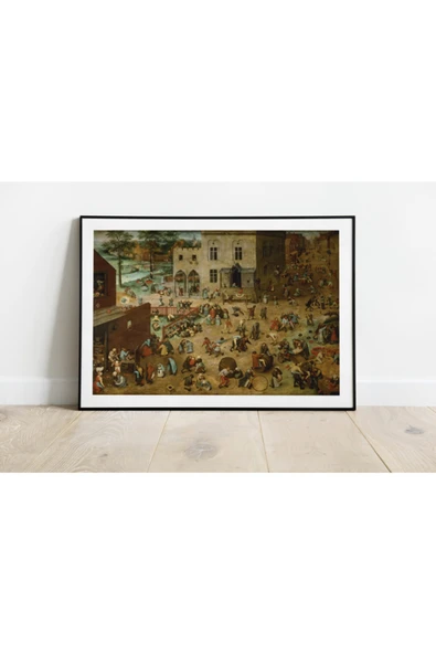 Pegziz Pieter Bruegel Sanatsal Duvar Dekorasyon Poster 60x90cm. ürün görseli 1