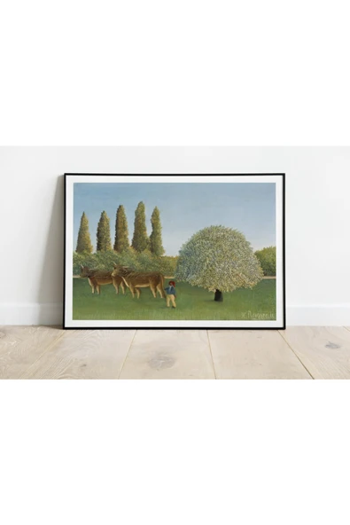 Pegziz Henri Rousseau Sanatsal Duvar Dekorasyon Poster 60x90cm. ürün görseli 1