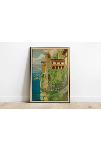 Pegziz Italya Vintage Sanatsal Poster 60x90cm. ürün görseli 1