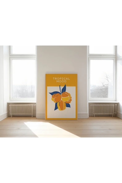 Pegziz Tropikal Ake Meyvesi Sanatsal Poster 50x70 Cm ürün görseli 1