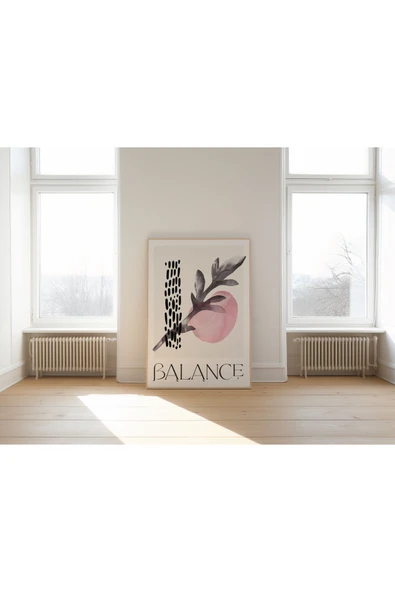 Pegziz Minimalist Sanatsal Soyut Duvar Dekor Posteri 60x90cm. ürün görseli 1