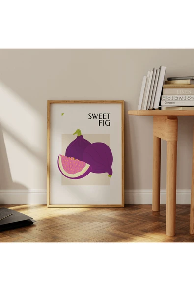 Pegziz Incir Meyvesi Sanatsal Poster 50x70 Cm ürün görseli 1