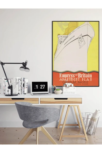 Pegziz Ingiltere Vintage Sanatsal Poster 50x70cm. ürün görseli 1
