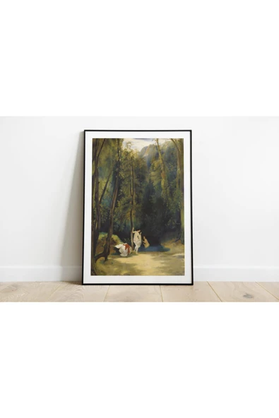 Pegziz Carl Blechen Sanatsal Duvar Dekorasyon Poster 60x90cm. ürün görseli 1