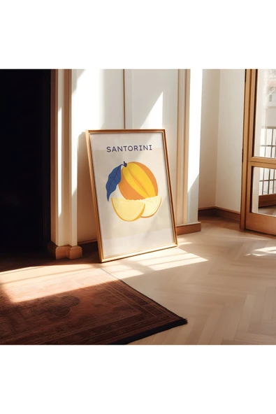 Pegziz Tropikal Meyve Sanatsal Poster 50x70 Cm ürün görseli 1