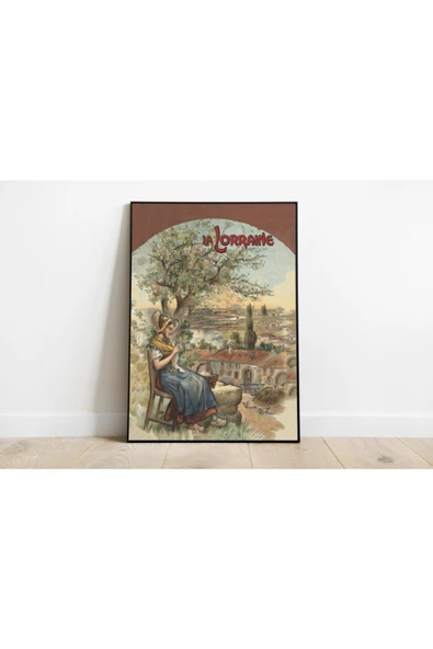 Pegziz Fransa Vintage Sanatsal Poster 50x70cm. ürün görseli 1
