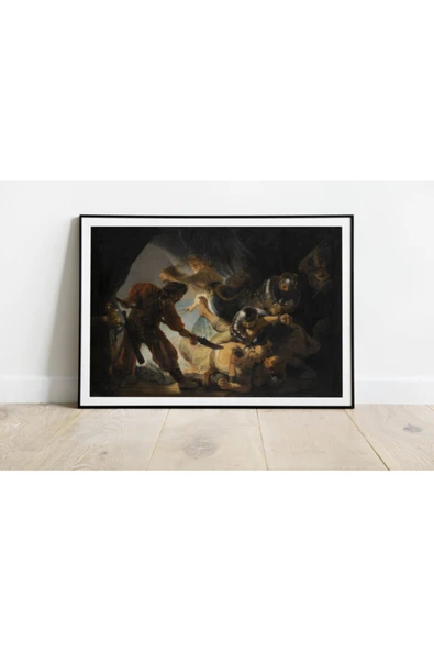 Pegziz Rembrandt Sanatsal Duvar Dekorasyon Poster 60x90cm. ürün görseli 1