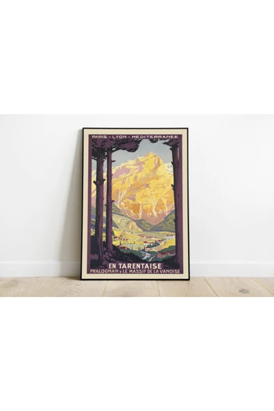 Pegziz Fransa Vintage Sanatsal Poster 50x70cm. ürün görseli 1