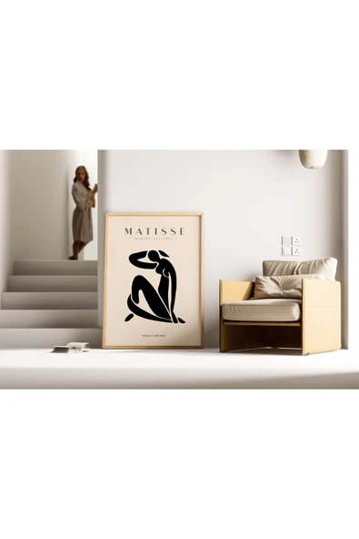Pegziz Minimalist Sanatsal Matisse Duvar Dekor Posteri 60x90cm. ürün görseli 1