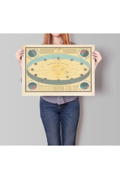 Pegziz Astronomi Ve Uzay Bilimleri Sanatsal Duvar Dekorasyon Poster 60x90cm. ürün görseli 1