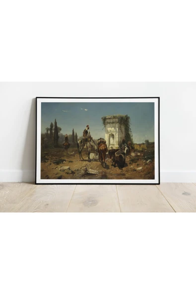 Pegziz Adolf Schreyer Sanatsal Duvar Dekorasyon Poster 60x90cm. ürün görseli 1