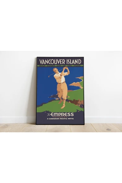 Pegziz Kanada Vintage Sanatsal Poster 50x70cm. ürün görseli 1