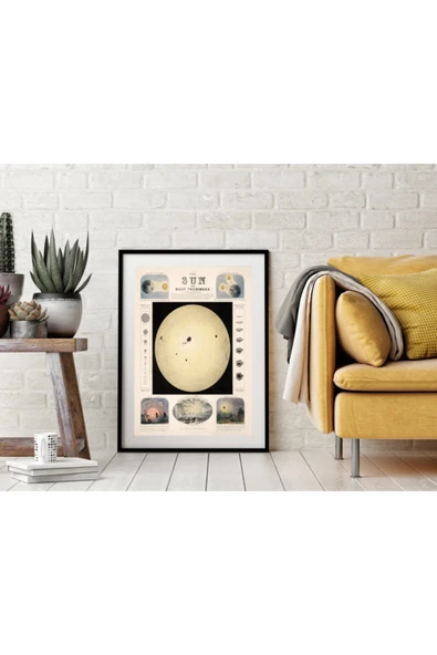 Pegziz Astronomi Ve Uzay Bilimleri Sanatsal Duvar Dekorasyon Poster 60x90cm. ürün görseli 1