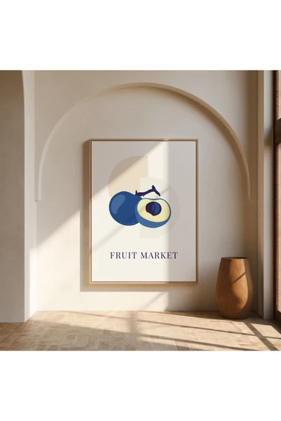 Pegziz Tropikal Meycve Sanatsal Poster 50x70 Cm ürün görseli 1