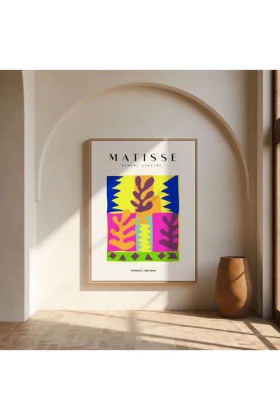 Pegziz Minimalist Sanatsal Matisse Duvar Dekor Posteri 60x90cm. ürün görseli 1