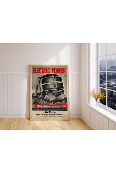 Pegziz Dekoratif Vintage Reklam Afişi Poster 60x90cm. ürün görseli 1