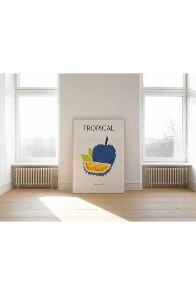 Pegziz Tropikal Meyve Sanatsal Poster 50x70 Cm ürün görseli 1