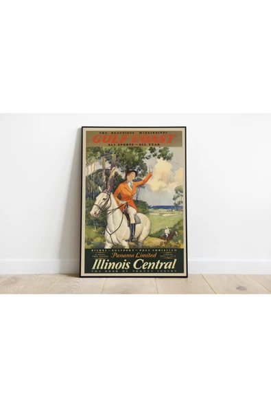 Pegziz Amerika Vintage Sanatsal Poster 50x70cm. ürün görseli 1