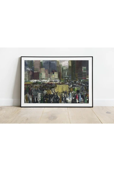 Pegziz George Bellows Sanatsal Duvar Dekorasyon Poster 60x90cm. ürün görseli 1