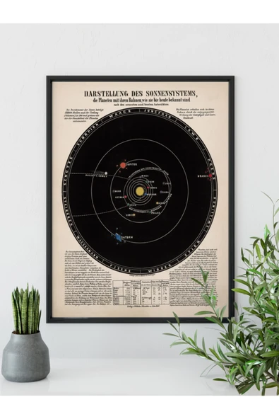 Pegziz Astronomi Ve Uzay Bilimleri Sanatsal Duvar Dekorasyon Poster 60x90cm. ürün görseli 1