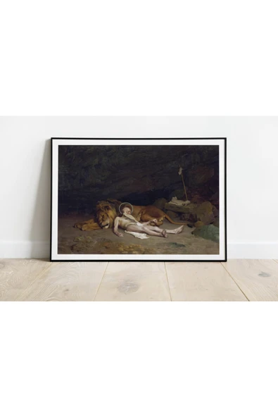Pegziz Jean Leon Gerome Sanatsal Duvar Dekorasyon Poster 60x90cm. ürün görseli 1