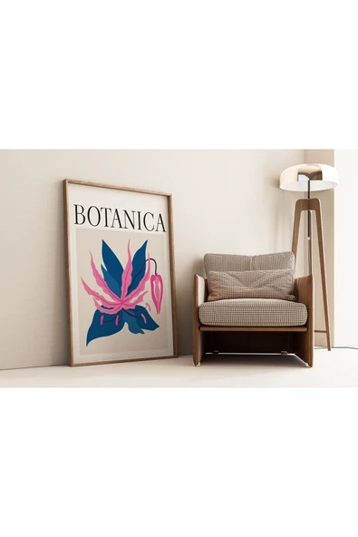 Pegziz Sanatsal Çiçek Duvar Dekor Posteri 60x90cm. ürün görseli 1