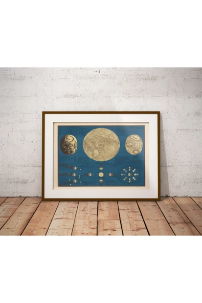 Pegziz Astronomi Ve Uzay Bilimleri Sanatsal Duvar Dekorasyon Poster 60x90cm. ürün görseli 1