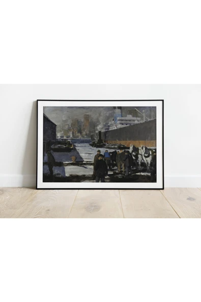 Pegziz George Bellows Sanatsal Duvar Dekorasyon Poster 60x90cm. ürün görseli 1