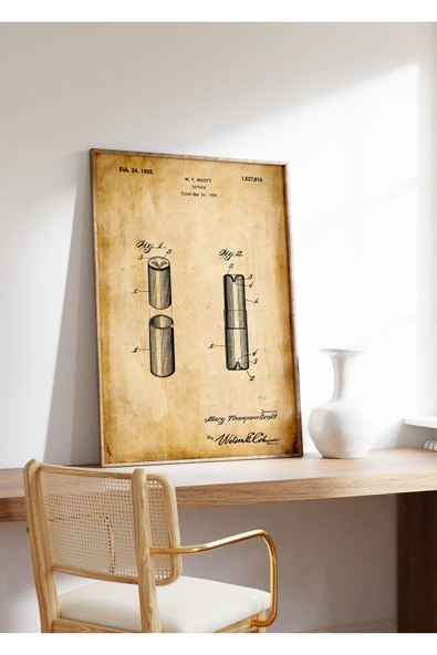 Pegziz Dekoratif Sanatsal Kapsül Patent Posteri ürün görseli 1