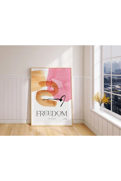 Pegziz Minimalist Sanatsal Soyut Duvar Dekor Posteri 60x90cm. ürün görseli 1