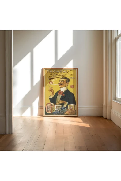 Pegziz Dekoratif Vintage Duvar Dekorasyon Reklam Afişi Poster 50x70cm. ürün görseli 1