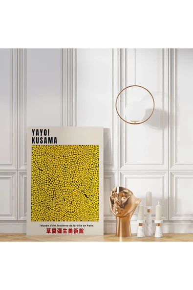 Pegziz Modern Sanatsal Tablo Oda Dekorasyon Kanvas Tablo Yayoi Kusama Duvar Tablosu ürün görseli 1