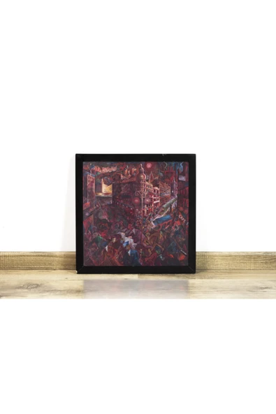 Pegziz George Grosz ''metropolis'' Sanatsal Poster 60x60cm. ürün görseli 1