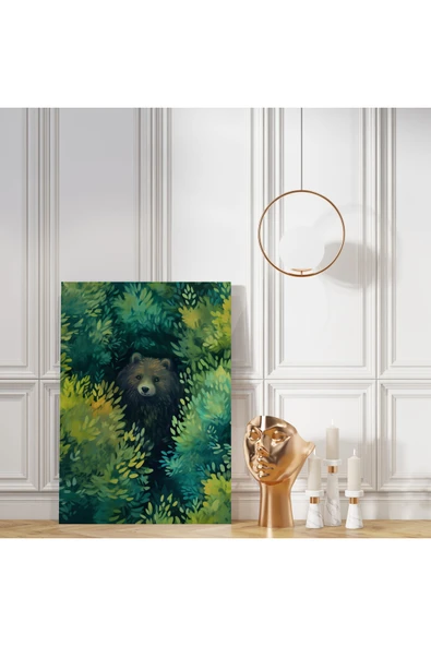 Pegziz Kurt Minimalist Modern Kanvas Tablo - Salon Oturma Odası Mutfak Ofis için Duvar Dekoru ürün görseli 1