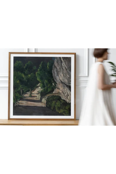 Pegziz Paul Cezanne Sanatsal Duvar Dekorasyon Poster 60x90cm. ürün görseli 1