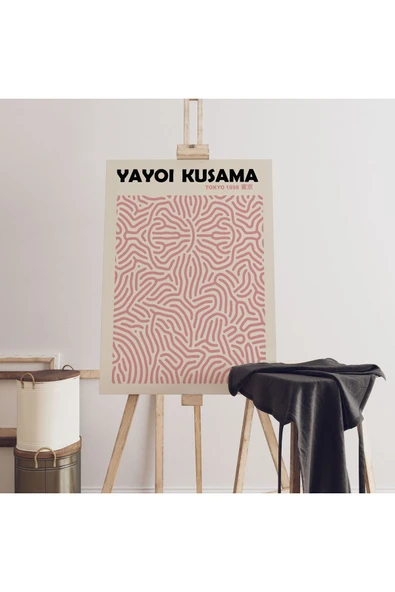 Pegziz Modern Sanatsal Tablo Oda Dekorasyon Kanvas Tablo Yayoi Kusama Duvar Tablosu ürün görseli 1