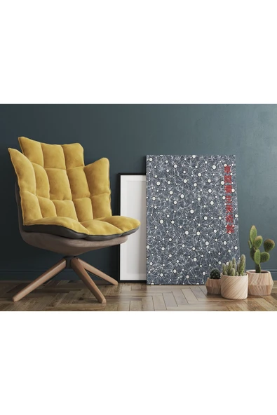 Pegziz Modern Ev Dekorasyonu Kanvas Tablo Yayoi Kusama Modern Sanatsal Tablo Cafe Dekor ürün görseli 1