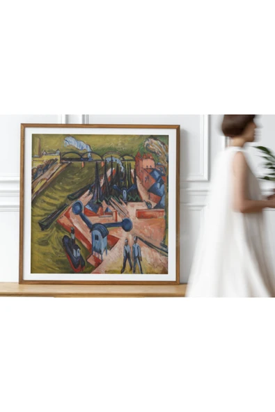 Pegziz Ernst Ludwig Kirchner Sanatsal Duvar Dekorasyon Poster 60x90cm. ürün görseli 1