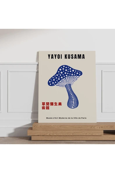 Pegziz Kanvas Tablo Yayoi Kusama Oda Duvar Dekorasyonu Sanatsal Tablo Salon Dekorasyonu ürün görseli 1