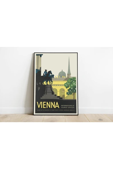 Pegziz Viyana Vintage Sanatsal Poster 60x90cm. ürün görseli 1