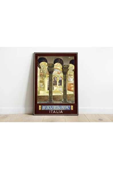 Pegziz Italya Vintage Sanatsal Poster 60x90cm. ürün görseli 1