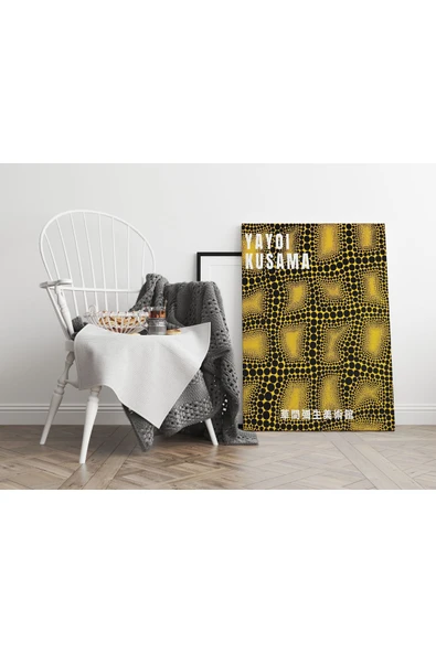 Pegziz Yayoi Kusama Sanatsal Tablo Salon Duvar Dekroasyonu Kanvas Tablo ürün görseli 1
