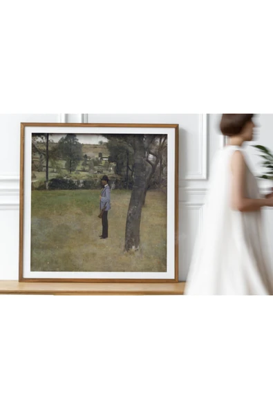 Pegziz Fernand Khnopff Sanatsal Duvar Dekorasyon Poster 60x90cm. ürün görseli 1