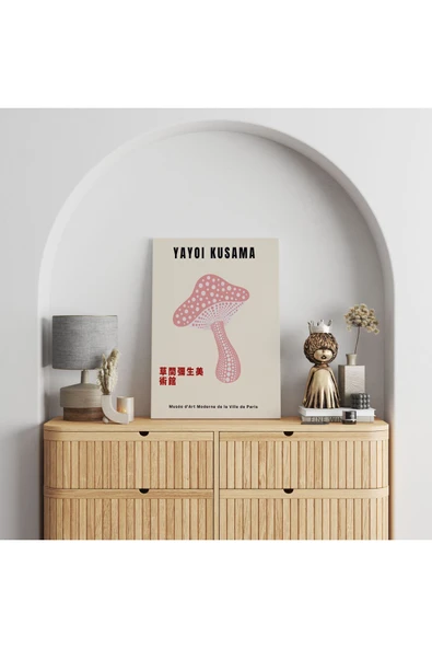 Pegziz Salon Duvar Dekorasyonu Kanvas Tablo Yayoi Kusama Oda Dekorasyonu Duvar Tablosu ürün görseli 1