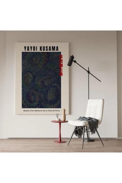 Pegziz Oda Dekorasyonu Kanvas Tablo Yayoi Kusama Sanatsal Tablo Salon Duvar Dekorasyonu ürün görseli 1