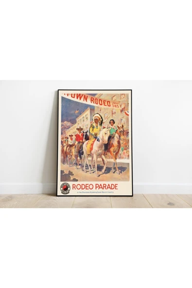 Pegziz Amerika Vintage Sanatsal Poster 60x90cm. ürün görseli 1