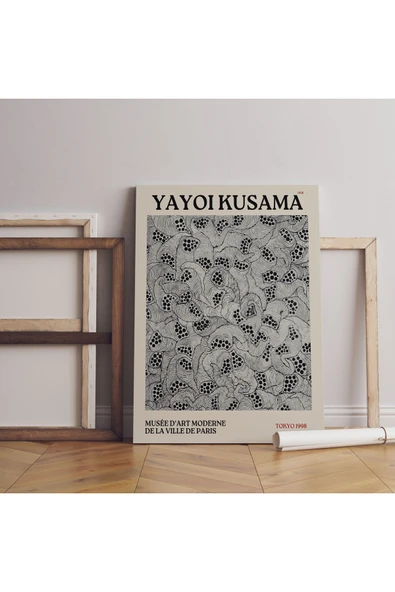 Pegziz Yayoi Kusama Modern Duvar Tablosu Minimalist Sanatsal Tablo Duvar Dekorasyonu ürün görseli 1
