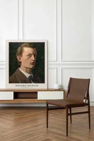 Pegziz Edvard Munch Sanatsal Tablo Salon Duvar Dekorasyonu Kanvas Tablo ürün görseli 1