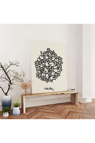 Pegziz Oda Dekorasyonu Sanatsal Tablo Pop Art Cafe Dekorasyonu Kanvas Tablo ürün görseli 1